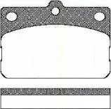 Комплект тормозных колодок, дисковый тормоз TRISCAN купить
