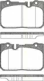 Комплект тормозных колодок, дисковый тормоз TRISCAN купить