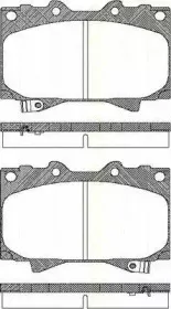 Комплект тормозных колодок, дисковый тормоз TRISCAN купить