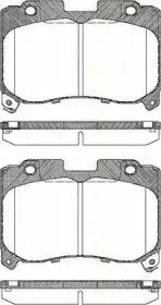 Комплект тормозных колодок, дисковый тормоз TRISCAN купить