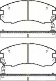 Комплект тормозных колодок, дисковый тормоз TRISCAN купить