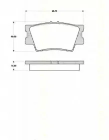 Комплект тормозных колодок, дисковый тормоз TRISCAN купить
