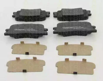 Комплект тормозных колодок, дисковый тормоз TRISCAN купить