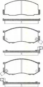 Комплект тормозных колодок, дисковый тормоз TRISCAN купить