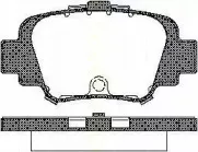 Комплект тормозных колодок, дисковый тормоз TRISCAN купить