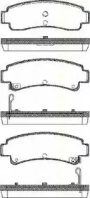 Комплект тормозных колодок, дисковый тормоз TRISCAN купить
