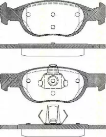 Комплект тормозных колодок, дисковый тормоз TRISCAN купить