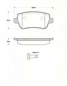 Комплект тормозных колодок, дисковый тормоз TRISCAN купить