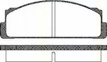 Комплект тормозных колодок, дисковый тормоз TRISCAN купить