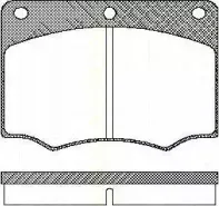 Комплект тормозных колодок, дисковый тормоз TRISCAN купить