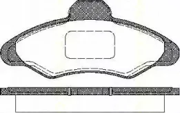 Комплект тормозных колодок, дисковый тормоз TRISCAN купить