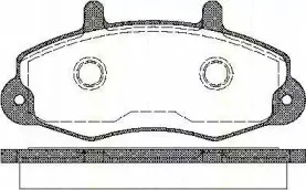 Комплект тормозных колодок, дисковый тормоз TRISCAN купить