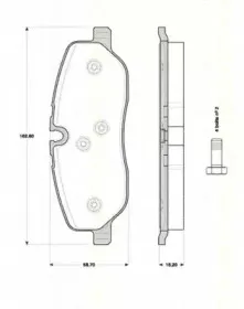 Комплект тормозных колодок, дисковый тормоз TRISCAN купить
