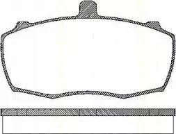 Комплект тормозных колодок, дисковый тормоз TRISCAN купить