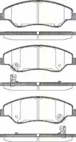 Комплект тормозных колодок, дисковый тормоз TRISCAN купить
