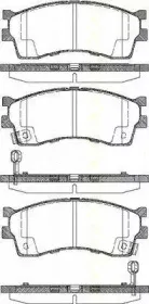 Комплект тормозных колодок, дисковый тормоз TRISCAN купить