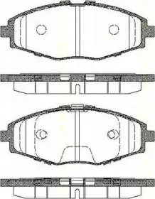 Комплект тормозных колодок, дисковый тормоз TRISCAN купить