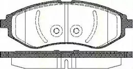 Комплект тормозных колодок, дисковый тормоз TRISCAN купить