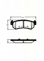 Комплект тормозных колодок, дисковый тормоз TRISCAN купить