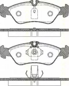 Комплект тормозных колодок, дисковый тормоз TRISCAN купить