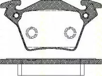 Комплект тормозных колодок, дисковый тормоз TRISCAN купить
