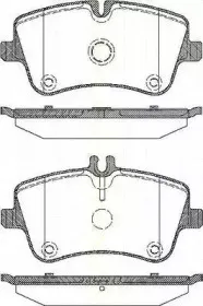 Комплект тормозных колодок, дисковый тормоз TRISCAN купить