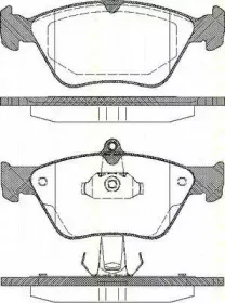 Комплект тормозных колодок, дисковый тормоз TRISCAN купить