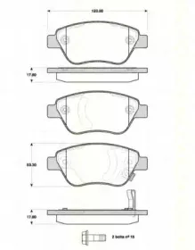Комплект тормозных колодок, дисковый тормоз TRISCAN купить