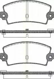 Комплект тормозных колодок, дисковый тормоз TRISCAN купить