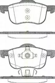 Комплект тормозных колодок, дисковый тормоз TRISCAN купить