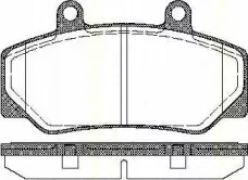 Комплект тормозных колодок, дисковый тормоз TRISCAN купить