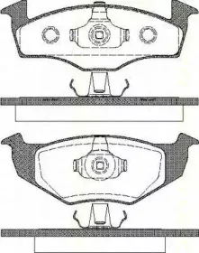 Комплект тормозных колодок, дисковый тормоз TRISCAN купить