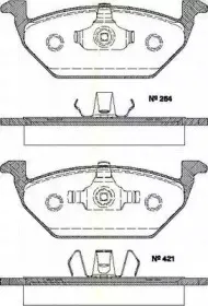 Комплект тормозных колодок, дисковый тормоз TRISCAN купить