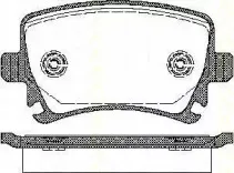 Комплект тормозных колодок, дисковый тормоз TRISCAN купить