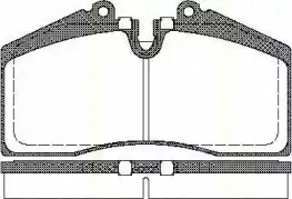 Комплект тормозных колодок, дисковый тормоз TRISCAN купить
