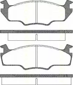 Комплект тормозных колодок, дисковый тормоз TRISCAN купить