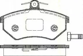 Комплект тормозных колодок, дисковый тормоз TRISCAN купить