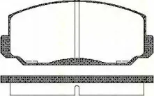 Комплект тормозных колодок, дисковый тормоз TRISCAN купить