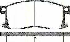 Комплект тормозных колодок, дисковый тормоз TRISCAN купить