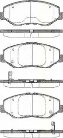 Комплект тормозных колодок, дисковый тормоз TRISCAN купить