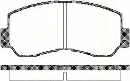 Комплект тормозных колодок, дисковый тормоз TRISCAN купить