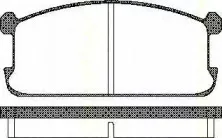 Комплект тормозных колодок, дисковый тормоз TRISCAN купить