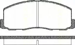 Комплект тормозных колодок, дисковый тормоз TRISCAN купить