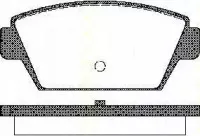 Комплект тормозных колодок, дисковый тормоз TRISCAN купить