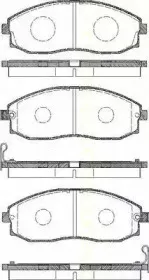 Комплект тормозных колодок, дисковый тормоз TRISCAN купить