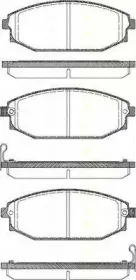 Комплект тормозных колодок, дисковый тормоз TRISCAN купить