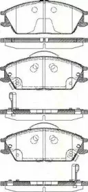 Комплект тормозных колодок, дисковый тормоз TRISCAN купить