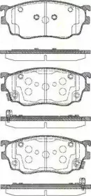 Комплект тормозных колодок, дисковый тормоз TRISCAN купить