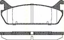 Комплект тормозных колодок, дисковый тормоз TRISCAN купить