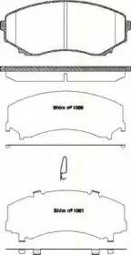 Комплект тормозных колодок, дисковый тормоз TRISCAN купить